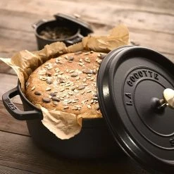 Staub 5.5 Qt. Round Cocotte/Dutch Oven | Matte Black 7 Staub 5.5 Qt. Round Cocotte/Dutch Oven | Matte Black -Cuisinart Sales Shop 872078000301 4 ls 1