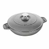 Staub 24 Oz Round Covered Braiser | Graphite Grey -Cuisinart Sales Shop 872078003746 1
