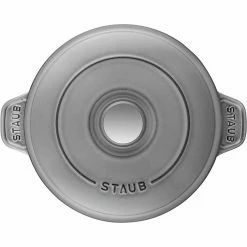 Staub 24 Oz Round Covered Braiser | Graphite Grey -Cuisinart Sales Shop 872078003746 4