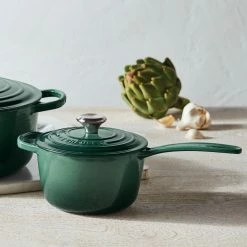 Le Creuset 1.75 Qt. Signature Enameled Cast Iron Saucepan With Stainless Steel Knob | Artichaut -Cuisinart Sales Shop art1 1