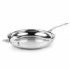 Cuisinart Custom-Clad 5-Ply Stainless Steel Fry Pan With Helper Handle | 12" -Cuisinart Sales Shop cc522 30h