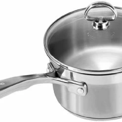 Chantal 21 Steel Induction Saucepan W/ Glass Lid - 2 Quart