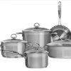 Chantal 21 Steel Induction 9 Piece Cookware Set 2 Chantal 21 Steel Induction 9 Piece Cookware Set -Cuisinart Sales Shop chantal 21 steel 9pc set slin 9 compressed