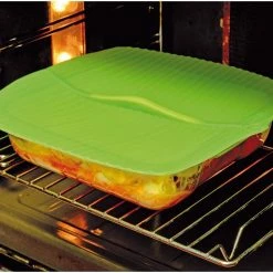 Charles Viancin Silicone Banana Leaf Baking Lid - Square, 10" X 10" -Cuisinart Sales Shop charles viancin banana leaf baking cover in oven compressed