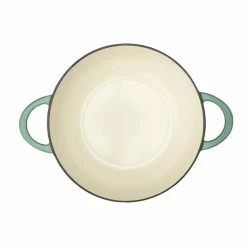 Cuisinart Chef's Classic Enameled Cast Iron 2-in-1 Multipurpose Set | Sage Green -Cuisinart Sales Shop ci5528 2sg allpurpose topview