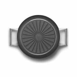 SMEG 4 Qt. Nonstick Deep Pan With Lid | Black -Cuisinart Sales Shop ckfd2811blm 6