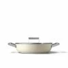 SMEG 4 Qt. Nonstick Deep Pan With Lid | Cream -Cuisinart Sales Shop ckfd2811crm