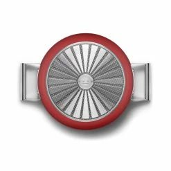 SMEG 4 Qt. Nonstick Deep Pan With Lid | Red -Cuisinart Sales Shop ckfd2811rdm 6