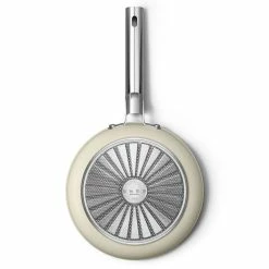 SMEG 9.5" Nonstick Fry Pan | Cream -Cuisinart Sales Shop ckff2401crm 6