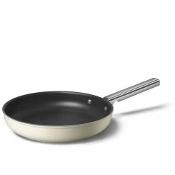 SMEG 11" Nonstick Fry Pan | Cream -Cuisinart Sales Shop ckff2801crm 1