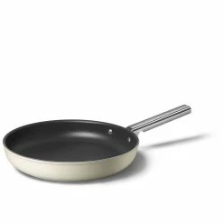 SMEG 12" Nonstick Fry Pan | Cream -Cuisinart Sales Shop ckff3001crm 1