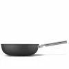 SMEG 12" Nonstick Wok | Black -Cuisinart Sales Shop ckfw3001blm