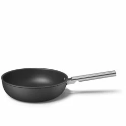 SMEG 12" Nonstick Wok | Black -Cuisinart Sales Shop ckfw3001blm 3