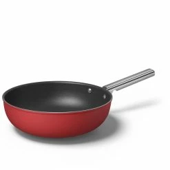 SMEG 12" Nonstick Wok | Red 8 SMEG 12" Nonstick Wok | Red -Cuisinart Sales Shop ckfw3001rdm 1