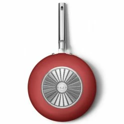 SMEG 12" Nonstick Wok | Red 9 SMEG 12" Nonstick Wok | Red -Cuisinart Sales Shop ckfw3001rdm 6