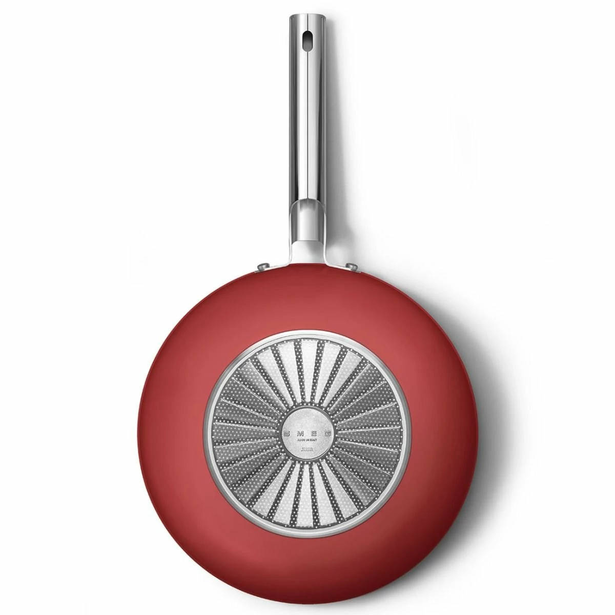 SMEG 12" Nonstick Wok | Red 6 SMEG 12" Nonstick Wok | Red - Image 4