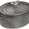 Staub 5.75 Qt. Oval Coq Au Vin Cocotte/Dutch Oven | Graphite Grey 2 Staub 5.75 Qt. Oval Coq Au Vin Cocotte/Dutch Oven | Graphite Grey -Cuisinart Sales Shop coq au vin cocotte 5 75qt graphite grey 5 compressed