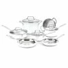Cuisinart Matte White Stainless Steel Cookware Set | 11-Piece -Cuisinart Sales Shop cuisin 11 piece