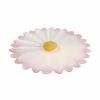 Charles Viancin Silicone Lid | 9" Daisy (White With Pink) -Cuisinart Sales Shop daisy 9