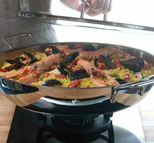 Demeyere RESTO Paella Pan - 14.8 Qt. 3 Demeyere RESTO Paella Pan - 14.8 Qt.