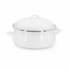 Golden Rabbit Enamelware 4 Qt. Dutch Oven | White 1 Golden Rabbit Enamelware 4 Qt. Dutch Oven | White -Cuisinart Sales Shop dutchovenwhitemain