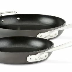 All-Clad HA1 Hard Anodized Nonstick Fry Pan Set (10" & 12") | 2-Piece