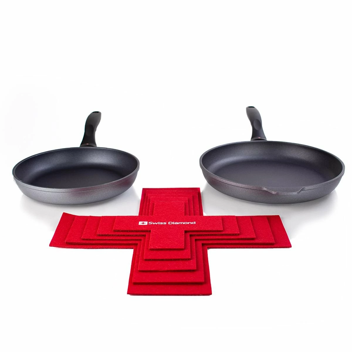 Swiss Diamond | HD 2-Piece Fry Pan Set + Pan Protectors 4 Swiss Diamond | HD 2-Piece Fry Pan Set + Pan Protectors - Image 2