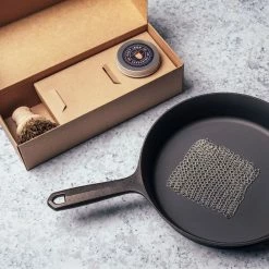Field Company (Made In USA) Cast Iron Care Kit -Cuisinart Sales Shop field care kit chain mail