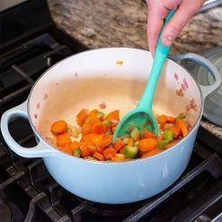 Le Creuset 4.5 Qt. Round Signature Dutch Oven With Stainless Steel Knob | Sea Salt -Cuisinart Sales Shop gift guide images smaller 0061 gift guides 2022 2595