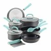 Rachael Ray 11-Piece Hard Anodized Cookware Set | Light Blue 2 Rachael Ray 11-Piece Hard Anodized Cookware Set | Light Blue -Cuisinart Sales Shop hardblue1