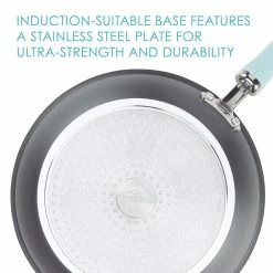 Rachael Ray 11-Piece Hard Anodized Cookware Set | Light Blue 16 Rachael Ray 11-Piece Hard Anodized Cookware Set | Light Blue -Cuisinart Sales Shop hardblue3