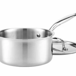 Heritage Steel Cookware Stainless Steel Saucepan With Cover | 3 Qt.
