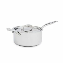 Heritage Steel Cookware 4 Quart Saucepan With Lid