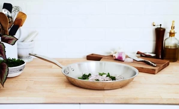 Heritage Steel Cookware Stainless Steel Fry Pan | 12" 3 Heritage Steel Cookware Stainless Steel Fry Pan | 12"