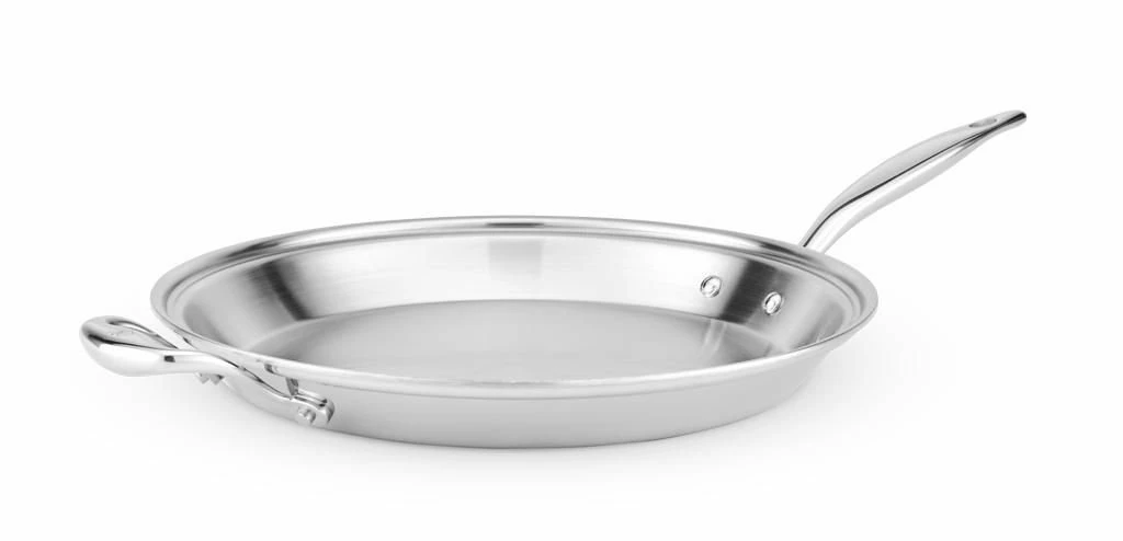 Heritage Steel Cookware Stainless Steel French Skillet | 13.5" 4 Heritage Steel Cookware Stainless Steel French Skillet | 13.5" - Image 2