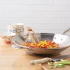Heritage Steel Cookware Stainless Steel Jumbo Fry Pan With Cover | 13.5" -Cuisinart Sales Shop hsc 14925 hammer stahl 13.5 jumbo fry pan with cover 3