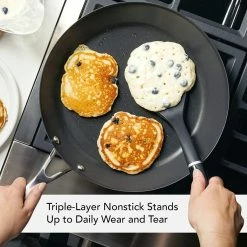 KitchenAid Non-Electrics KitchenAid 12" Stainless Steel 3-Ply Fry Pan | Nonstick -Cuisinart Sales Shop kass4