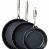 Kyocera Ceramic Non-Stick 3pc Fry Pan Set - 8", 10" & 12" -Cuisinart Sales Shop kyocera ceramic non stick 3pc fry pan set cfp3pcset