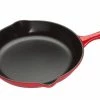 Le Creuset 10.25" Signature Enameled Cast Iron Skillet | Cerise/Cherry Red -Cuisinart Sales Shop le creuset cookware cast iron skillet 10 inches cherry red ls2024 2667