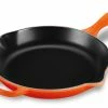 Le Creuset 10.25" Signature Enameled Cast Iron Skillet | Flame Orange -Cuisinart Sales Shop le creuset cookware cast iron skillet 10 inches flame orange ls2024 262
