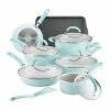 Rachael Ray 13-Piece Enameled Cookware Set | Light Blue Shimmer -Cuisinart Sales Shop lightbluecook11