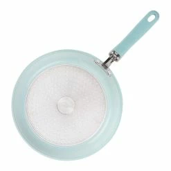 Rachael Ray 13-Piece Enameled Cookware Set | Light Blue Shimmer -Cuisinart Sales Shop lightbluecook5
