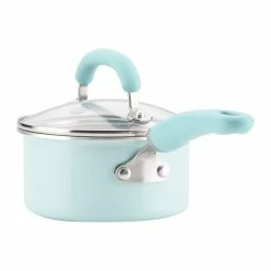 Rachael Ray 13-Piece Enameled Cookware Set | Light Blue Shimmer -Cuisinart Sales Shop lightbluecook7