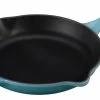 Le Creuset 9" Signature Enameled Cast Iron Skillet | Caribbean Blue 1 Le Creuset 9" Signature Enameled Cast Iron Skillet | Caribbean Blue -Cuisinart Sales Shop ls2024 2317 lecreuset signature iron handle 9 skillet caribbean blue