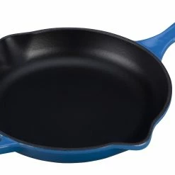 Le Creuset 9" Signature Enameled Cast Iron Skillet | Marseille Blue