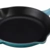 Le Creuset 10.25" Signature Enameled Cast Iron Skillet | Caribbean Blue 2 Le Creuset 10.25" Signature Enameled Cast Iron Skillet | Caribbean Blue -Cuisinart Sales Shop ls2024 2617 le creuset caribbean blue 10.25 inch signature iron handle skillet