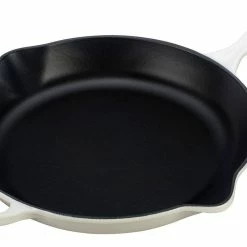 Le Creuset 11.75" Signature Enameled Cast Iron Skillet | White