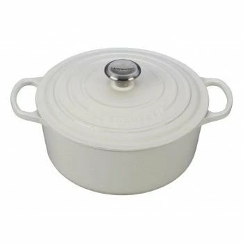 Le Creuset 5-Piece Signature Cookware Set With Stainless Steel Knobs | White 4 Le Creuset 5-Piece Signature Cookware Set With Stainless Steel Knobs | White - Image 2