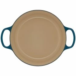 Le Creuset 7.25 Qt. Round Signature Dutch Oven With Stainless Steel Knob | Deep Teal -Cuisinart Sales Shop ls2501 287dss 4