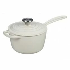 Le Creuset 5-Piece Signature Cookware Set With Stainless Steel Knobs | White 8 Le Creuset 5-Piece Signature Cookware Set With Stainless Steel Knobs | White -Cuisinart Sales Shop ls2518 1616ss enameled cast iron sauce pan 1.75 quart 1